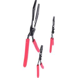 KS Tools 115.5010 Sada kleští pro postupné odstranění hadice, zahnutá, 3 ks