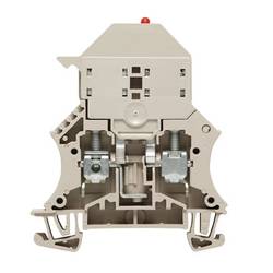W-Series, Fuse terminal, Rated cross-section: 6 mm², Screw connection, WSI 6/LD 30-70V DC/AC 1012200000 Tmavě béžová Weidmüller 50 ks