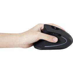 Perixx Perimice-713L optická ergonomická myš, přenos USB, 5 tlačítko, 2000 dpi, černá