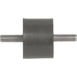 PB Fastener 100504 závitový tlumič vibrací Vnější závit M6 Výška 20 mm 1 ks