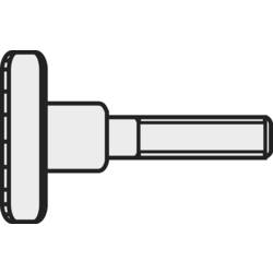 TOOLCRAFT M4* 8 D464-5.8:A2K 192173 rýhovaný šroub M4 8 mm DIN 464 ocel galvanizováno zinkem 10 ks