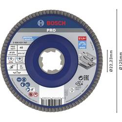 Bosch Accessories 2608621767 X-LOCK vějířový brusný kotouč Průměr 125 mm 1 ks
