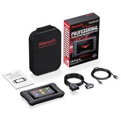 Icarsoft CR Pro S diagnostická jednotka OBD II CR Pro S Vhodné pro značku auta: Acura, Alfa Romeo, Audi, BMW, Bugatti, Chevrolet, Chrysler, Citroen, Dacia,
