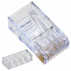 Molex 449150001, zásuvkový modul RJ45, zástrčka, průhledná , 1 ks