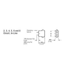 TE Connectivity Universal-MATE-N-LOK konektor do DPS 5, 640466-1, 1 ks