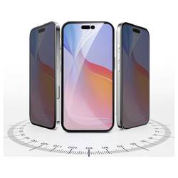 4Smarts Second Glass Privacy ochranné sklo na displej smartphonu Apple iPhone 16 1 ks Chránící proti otiskům prstů, odolné vůči poškrábání 541197