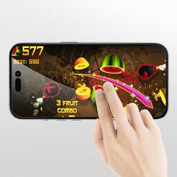 4Smarts Second Glass Privacy ochranné sklo na displej smartphonu Apple iPhone 16 1 ks Chránící proti otiskům prstů, odolné vůči poškrábání 541197