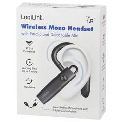 LogiLink BT0078 Headset do uší (In Ear) Bluetooth® černá
