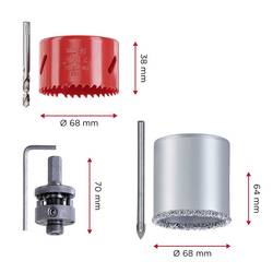 kwb 599290 sada děrovacích pil 6dílná 68 mm 1 ks