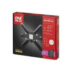 One For All 43 Slim FLAT TV držák na zeď 33 cm (13) - 109,2 cm (43) pevný