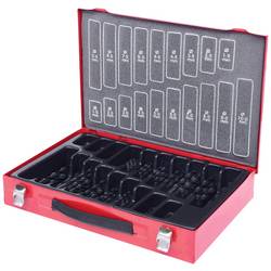 KS Tools 330.1640 HSS-R sada spirálových vrtáku do kovu 1 mm, 1.5 mm, 2 mm, 2.5 mm, 3 mm, 3.5 mm, 4 mm, 4.5 mm, 5 mm, 5.5 mm, 6 mm, 6.5 mm, 7 mm, 7.5 mm, 8 mm,