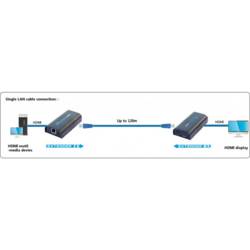 TECHly IDATA-EXTIP-373 HDMI™ extender (prodloužení) přes síťový kabel RJ45 120 m