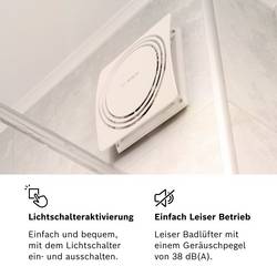 Bosch Home Comfort FAN 1900 W125 nástěnný a stropní ventilátor 230 V 145 m³/h 125 mm