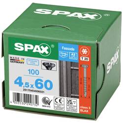 SPAX 25170404506021 šroub do dřeva 4.5 mm 60 mm T-STAR plus nerezová ocel A2 100 ks