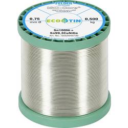 Felder ISO-Core Clear Sn100Ni+ pájecí cín cívka Sn99,25Cu0,7Ni0,05 0.500 kg 0.75 mm