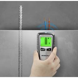 Basetech detektor OG-430 TO-6481299 Druh materiálu dřeva, neželezných kovů, kabely vedoucí napětí, železných kovů