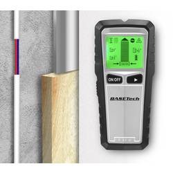 Basetech detektor OG-430 TO-6481299 Druh materiálu dřeva, neželezných kovů, kabely vedoucí napětí, železných kovů