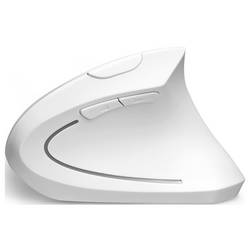 Perixx PERIMICE-713 N W optická ergonomická myš, přenos bezdrátový, 6 tlačítko, 1000 dpi, 1500 dpi, 2000 dpi, bílá