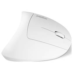 Perixx PERIMICE-713 N W optická ergonomická myš, přenos bezdrátový, 6 tlačítko, 1000 dpi, 1500 dpi, 2000 dpi, bílá