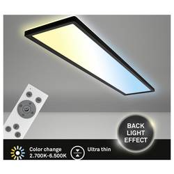 Briloner TAVA 7533015 LED panel 36 W teplá bílá, denní bílá černá