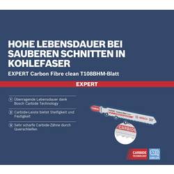 Bosch Accessories 2608900565 EXPERT ‘Carbon Fiber Clean’ T 108 BHM list přímočaré pily, 3 ks 3 ks