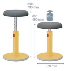 Leitz židle pro sezení/stání Ergo Cosy žlutá 65180019