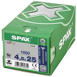 SPAX 1191010450205 R 88091 Senkkopf/T-STAR šroub do dřeva 4.5 mm 20 mm T-STAR plus ocel WIROX 1000 ks