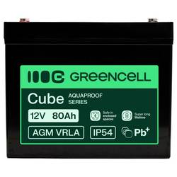 Green Cell GC-AGM12V80AH-H olověný akumulátor olověný se skelným rounem 80 Ah 12 V 1 ks