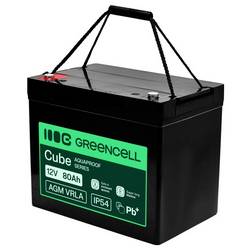 Green Cell GC-AGM12V80AH-H olověný akumulátor olověný se skelným rounem 80 Ah 12 V 1 ks