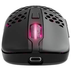 Cherry XTRFY M42 Wireless RGB optická myš, přenos bezdrátový, 19000 dpi, bílá