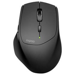 Rapoo 9500M bezdrátový, Bluetooth® sada klávesnice a myše německá, QWERTZ černá