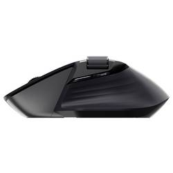 Rapoo MT760L myš, přenos bezdrátový, Bluetooth®, 10 tlačítko, 4000 dpi, šedá, černá