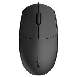 Rapoo N100 myš, přenos kabelový, 3 tlačítko, 1600 dpi, černá