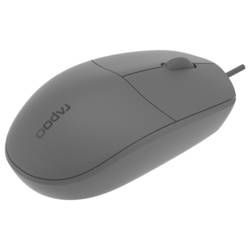 Rapoo N100 myš, přenos kabelový, 3 tlačítko, 1600 dpi, černá
