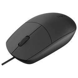Rapoo N100 myš, přenos kabelový, 3 tlačítko, 1600 dpi, černá