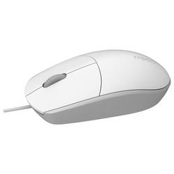 Rapoo N100 myš, přenos kabelový, 3 tlačítko, 1600 dpi, bílá