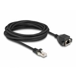 Delock 80196 RJ50 síťové kabely, propojovací kabely Kabel S/FTP 5.00 m černá stíněný 1 ks