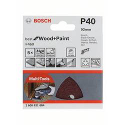 Bosch Accessories 2608621684 2608621684 brusný papír pro delta brusky Zrnitost 40 (d x š) 93 mm x 93 mm 5 ks