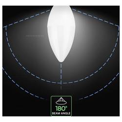 V-TAC 2111216 LED Energetická třída (EEK2021) F (A - G) E14 svíčkový tvar 6.5 W = 45 W přírodní bílá 1 ks