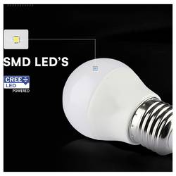 V-TAC 21867-6 LED Energetická třída (EEK2021) F (A - G) E27 kulatý tvar 6.5 W = 45 W přírodní bílá 1 ks