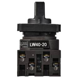 TRU COMPONENTS TC-LW40-20 C04/2A48I silový vypínač 20 A 690 V 1 x 45 ° černá, šedá 1 ks
