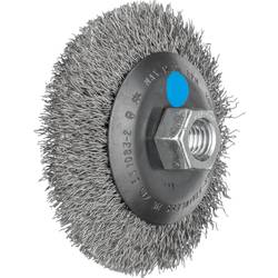 PFERD TOOLS Kuželový kartáč, neopovaný, KBU Ø 100 x 10 mm, drát z nerezové oceli Ø 0,35 pro úhlové brusky POS KBU 10010/M14 INOX 0,35 43316003 1 ks