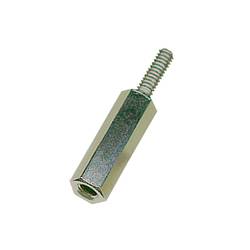 Vogt Verbindungstechnik m30012.01.65 M 3x12x5x8x8 Ms ni distanční čep (d) 12 mm M3 mosaz niklováno 250 ks