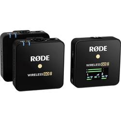nasazovací řečnický mikrofon Rode Wireless GO II Druh přenosu:USB vč. tašky, vč. ochrany proti větru, vč. kabelu