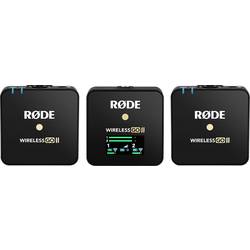 nasazovací řečnický mikrofon Rode Wireless GO II Druh přenosu:USB vč. tašky, vč. ochrany proti větru, vč. kabelu