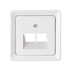 ELSO 206414 Centrální deska ELSO 206414 pro 2x RJ45, čistě bílá Datová zásuvka RJ45 vícebarevná 1 ks