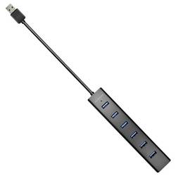 AXAGON HUE-SA7BP USB Hub 7 portů USB-A, microUSB USB 3.2 Gen1 5 GBit/s