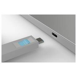 LINDY Zámek k portu USB-C® Lindy - Schloss für USB-C-Port - Blau sada 4 ks modrá zámek s klíčem vč. 1 klíče 40465