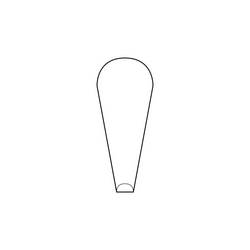 Ideal Tek 5CFR.SA.1.IT Pinzeta, 1 ks, 5CF, 130 mm