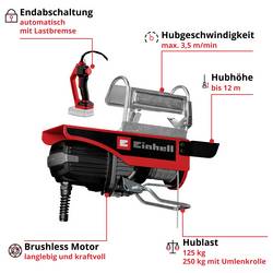 Einhell 2255161 Akumulátorový lanový kladkostroj